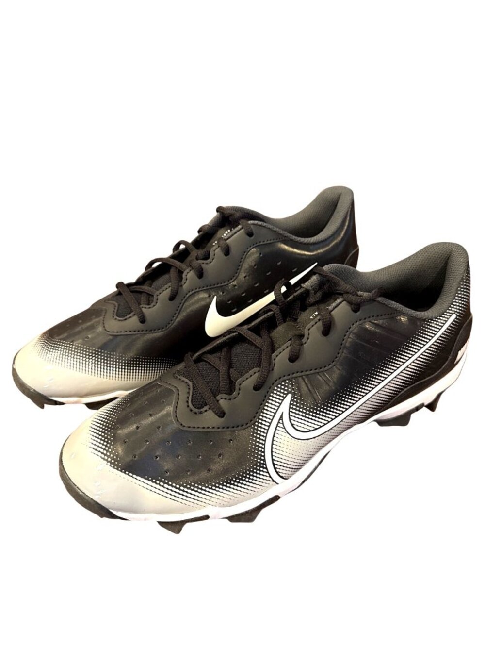 Nike Diamond Fastflex Baseball Cleats Black White Mens 11.5 NWOB Lightweight